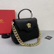 Versace La Medusa Black with Gold Buckle Bag 26x12x20cm - 2