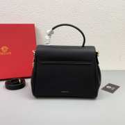 Versace La Medusa Black with Gold Buckle Bag 26x12x20cm - 4