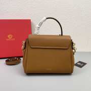 Versace La Medusa Brown with gold Buckle bag J06119 26x12x20cm - 5