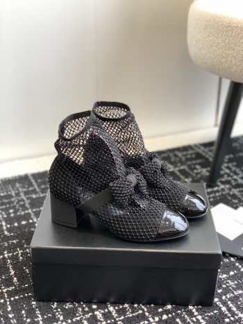 Chanel 23s Shoes Black 5.5cm