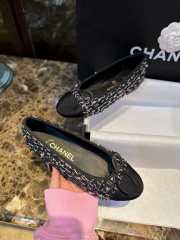 Chanel Tweed 22K Black Shoe  - 5