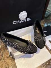 Chanel Tweed 22K Black Shoe  - 3