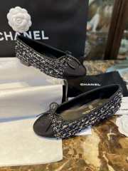 Chanel Tweed 22K Black Shoe  - 2