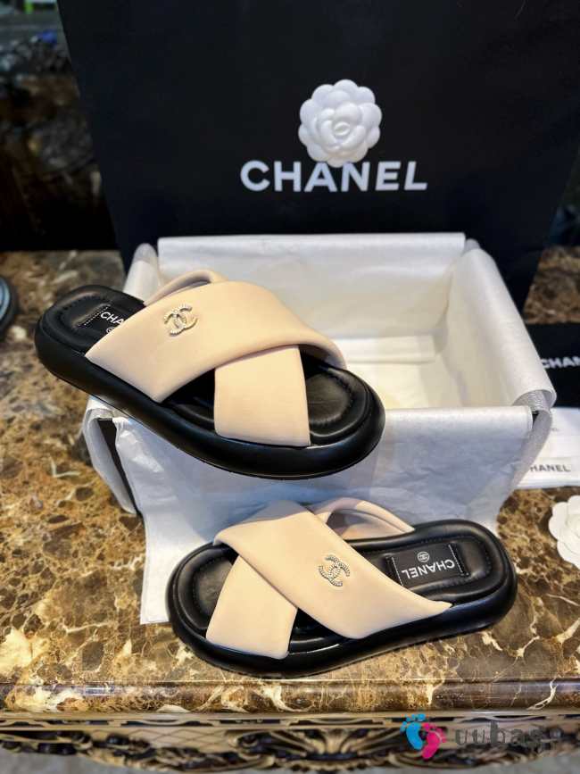 Chanel Beige 22s Slipper  - 1