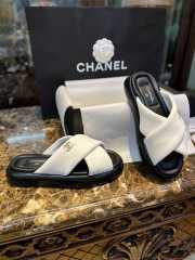 Chanel White 22s Slipper  - 4