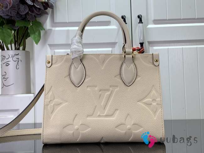 Louis Vuitton On The Go M46569 PM Full white 25x19x11.5cm - 1