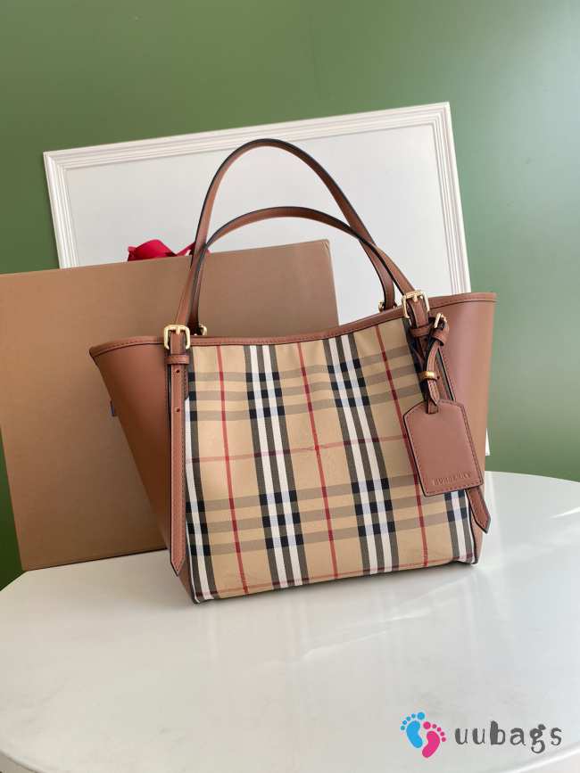 Burberry Vintage Brown & Beige Nova 28x26cm - 1