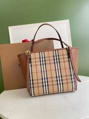 Burberry Vintage Brown & Beige Nova 28x26cm - 6