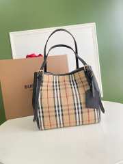 Burberry Vintage Black & Beige Nova 28x26cm - 2