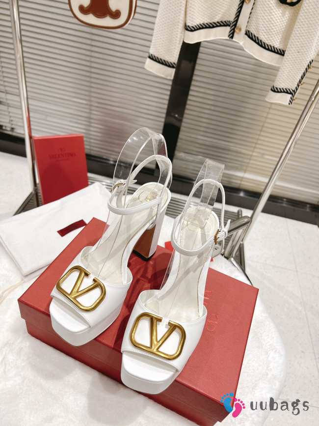 Valentino Sandal High Heels white 15cm - 1