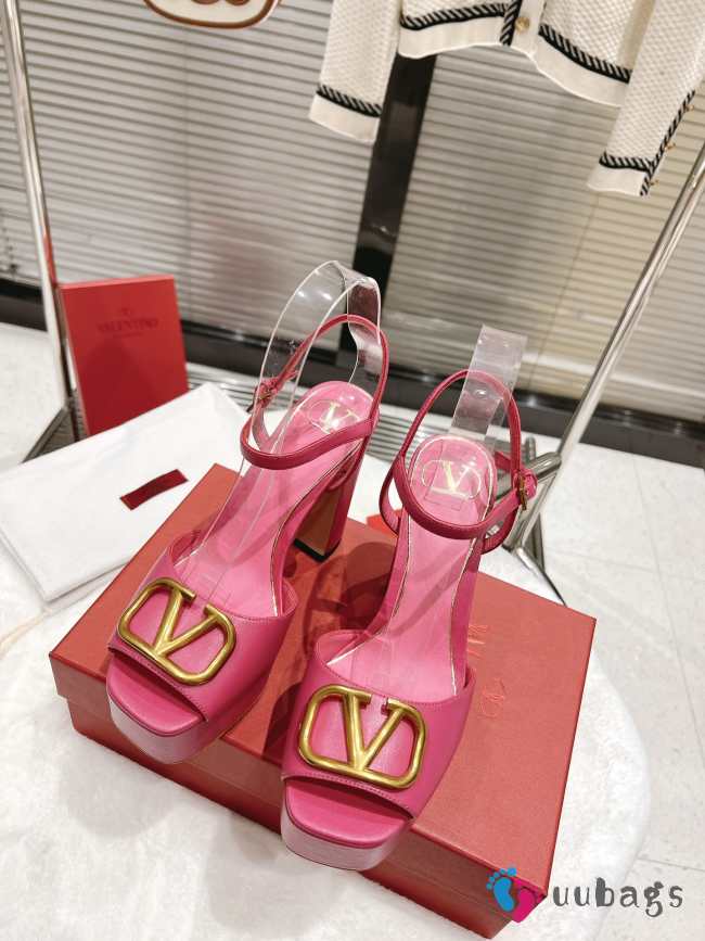 Valentino Sandal High Heels Pink 15cm - 1