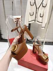 Valentino Sandal High Heels Brown 15cm - 2