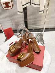 Valentino Sandal High Heels Brown 15cm - 5