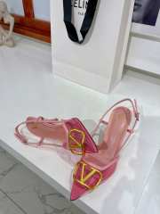 Valentino Slingback Pump In Transparent Polymer Pastel - 5