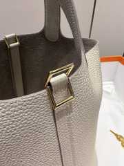 Hermes Picotin Lock Silver Bag 18cm - 6