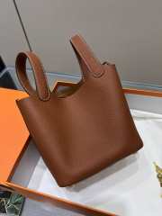 Hermes Picotin Lock Camel Bag 18cm - 6