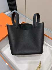 Hermes Picotin Lock Black Bag 18cm - 5