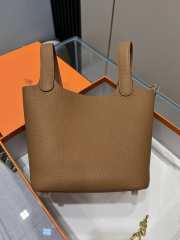 Hermes Picotin Lock Brown Bag 18cm - 3