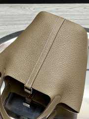 Hermes Picotin Lock Grege Bag 18cm - 3