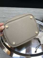 Hermes Picotin Lock Gray Bag 18cm - 4