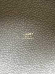 Hermes Picotin Lock Gray Bag 18cm - 3