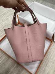 Hermes Picotin Lock pink Bag 18cm - 3