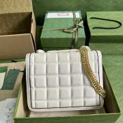 Gucci Deco Double G hardware white 25x19.5x8cm - 4