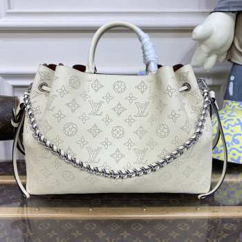 Louis Vuitton Bella tote Mahina white bag 59200 32x23x13cm