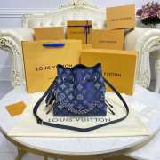 Louis Vuitton Bella Bucket Blue Bag 19x22x14cm - 1