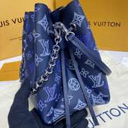 Louis Vuitton Bella Bucket Blue Bag 19x22x14cm - 4