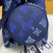 Louis Vuitton Bella Bucket Blue Bag 19x22x14cm - 5