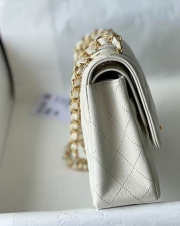 Chanel Flapbag Classic White with gold hardware 25cm - 2