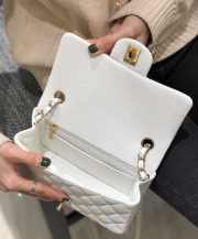 Chanel Classic Flap bag with gold buckle 23cm - 4