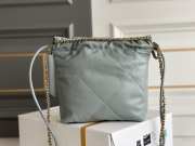 Chanel 23s grey tote bag mini 19x20x6cm - 3