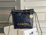 Chanel 23s blue tote bag mini 19x20x6cm - 1