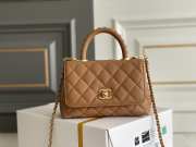 Chanel 23P Coco Handle In Brown 13x19x9cm - 1