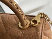 Chanel 23P Coco Handle In Brown 13x19x9cm - 6