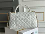 Chanel 23P White Coco handle 29x18x12cm - 5