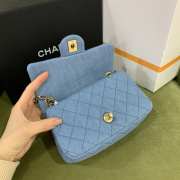 Chanel 22c denim 13x20x7cm - 3