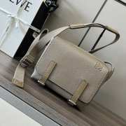 Loewe military messenger gray 24x17.5x11cm - 1