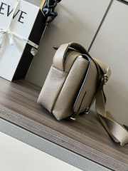 Loewe military messenger gray 24x17.5x11cm - 4