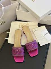 Dior Dway heeled slide purple  - 3