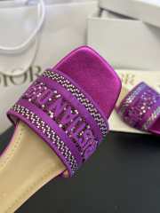 Dior Dway heeled slide purple  - 5