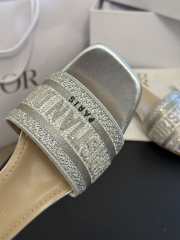 Dior Dway heeled slide gray 5cm - 6