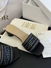 Dior Dway heeled slide black 5cm - 2