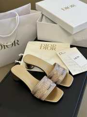 Dior Dway heeled slide 5cm - 1