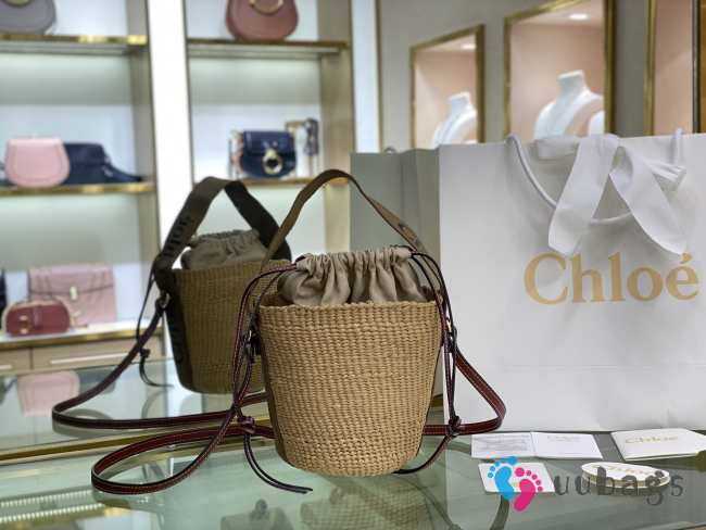 Chloe Small Woody Basket Brown 17x16x16cm - 1