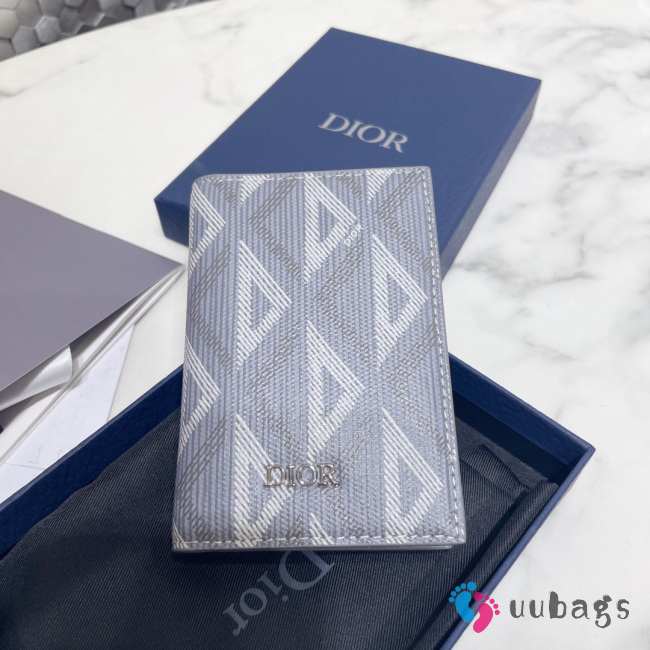 Dior Wallet Gray 8.2x1.2cm - 1