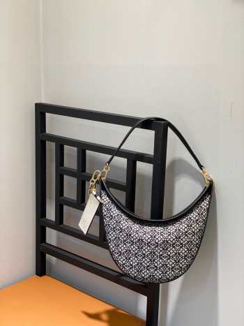 Loewe Luna Hobo Black 29x27x8cm