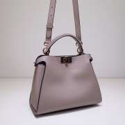 Fendi Peekaboo Essential Bag Leather Large 27x13x22cm - 5